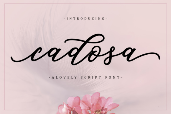 Cadosa Font: Where Modern Calligraphy Meets Brand Clarity