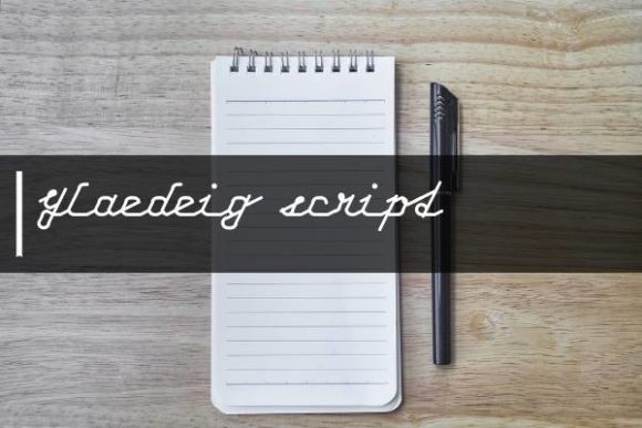 Glaedeig Script Font: Fluid Modern Handwriting for Designers