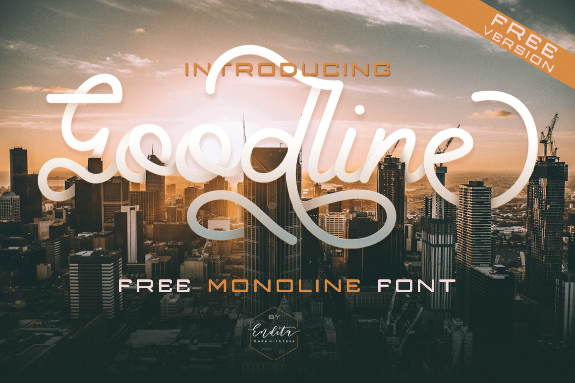 Goodline Font: A Monoline Typeface for Modern Design