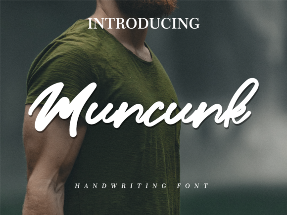 Muncunk Font: Infusing Bold Handwritten Energy into Your Designs