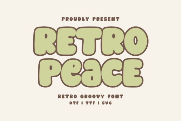 Retro Peace Regular Font: Your Groovy Design Sidekick