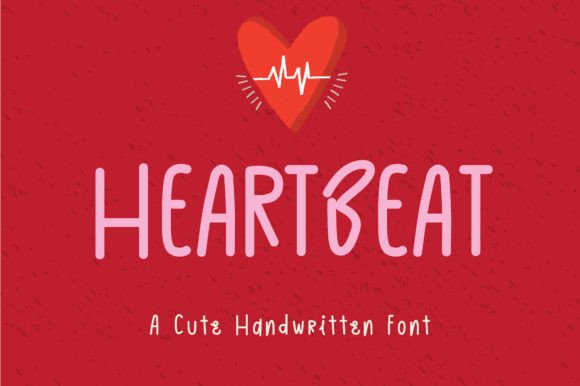 The Heart Beat Font: A Sweet Handwritten Typeface for Modern Design