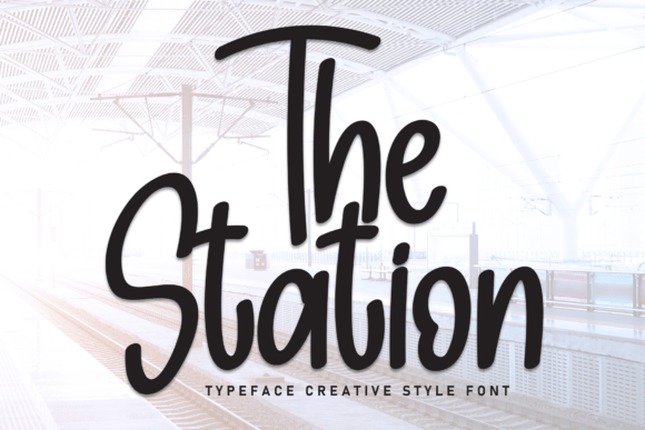 The Station Font: A Sweet Touch for Creative Projects