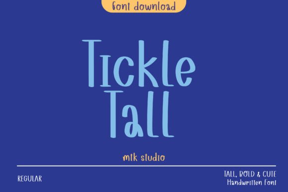 Tickle Tall Font: Modern Handwriting for Digital Life